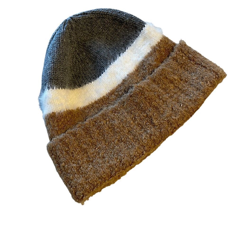 Multi Color Beanie Hat Knit Lightweight Womens Size Small